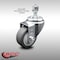 Service Caster 3.5 Inch SS Thermoplastic Rubber Wheel Swivel 1/2 Inch Threaded Stem Caster SCC SCC-SSTS20S3514-TPRB-121315 - alternate 5